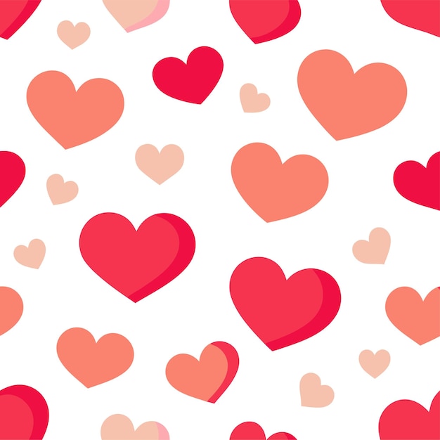 fondos de día de San Valentín patrón sin costuras arte vectorial e ilustración