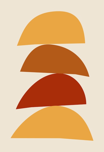 Fondos estéticos abstractos de paisajes Tonos tierra tonos pastel