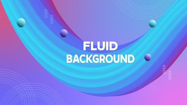 fondos fluidos abstractos plantilla de diseño abstracto azul y púrpura formas onduladas líquidas futuristas