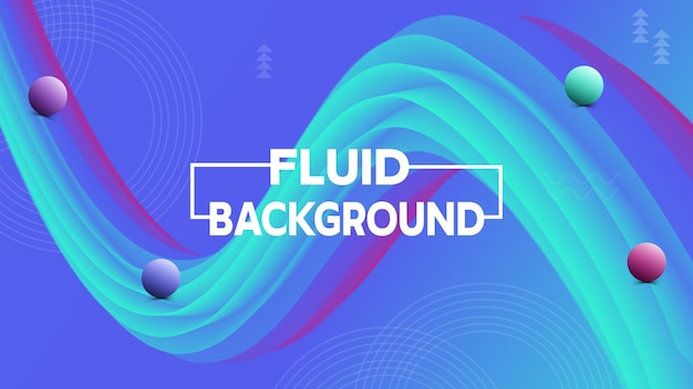 fondos fluidos abstractos plantilla de diseño abstracto azul y púrpura formas onduladas líquidas futuristas