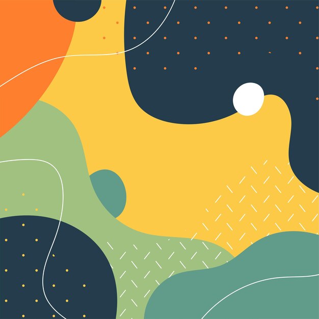 Fondos de formas abstractas dibujadas a mano