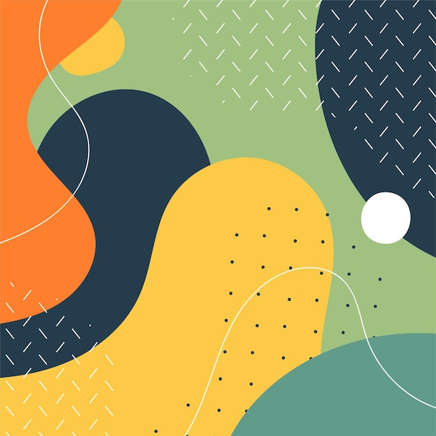 Fondos de formas abstractas dibujadas a mano
