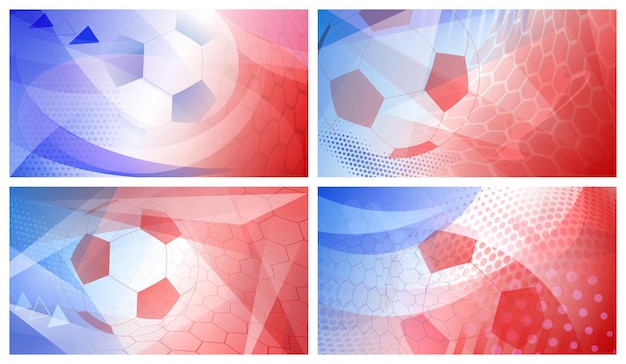 Fondos de fútbol en colores de Francia