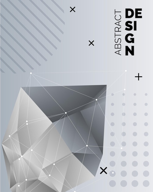 Fondos geométricos abstractos Diseño vectorial poligonal