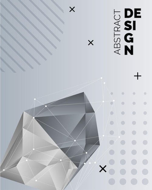 Fondos geométricos abstractos Diseño vectorial poligonal