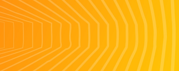 fondos de gradiente amarillo moderno con líneas banner de encabezado presentación geométrica abstracta brillante fondos ilustración vectorial