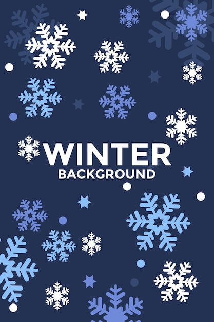 Fondos de invierno para historias de redes sociales Ilustración vectorial de fondo de escenas de invierno bonitas