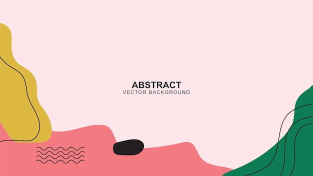 Fondos de Memphis abstractos con espacio de copia para el texto