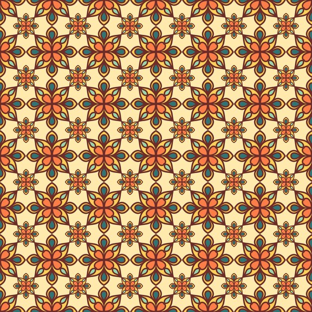 fondos de moda en el estilo de los años 70 Adornos geométricos y florales modernos abstractos fondos vintage