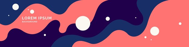 Fondos modernos con elementos abstractos y formas dinámicas Composiciones de manchas de colores Ilustración vectorial