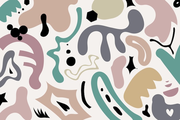 Fondos modernos con elementos abstractos y formas dinámicas Composiciones de puntos de colores Ilustración vectorial plantilla para diseño e ideas creativas
