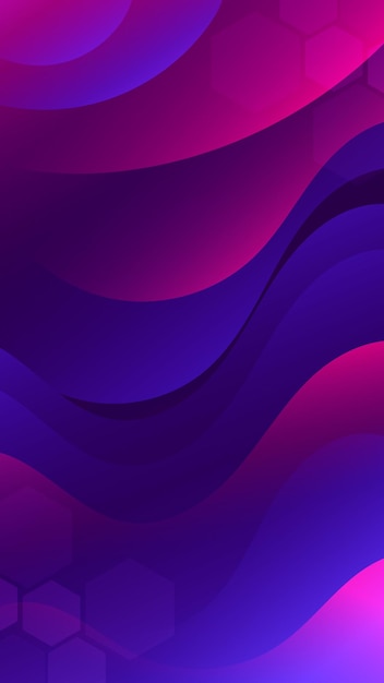 Fondos de ondas de gradiente elegantes y suaves