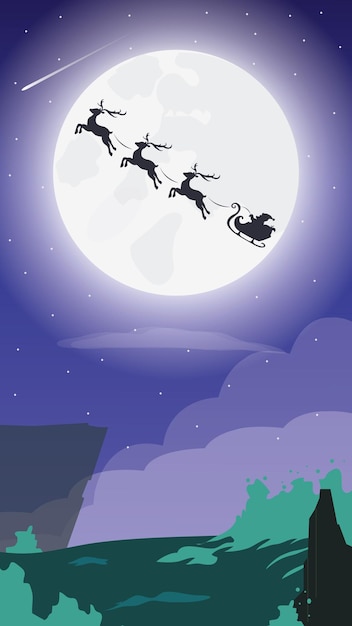 fondos de pantalla santa claus ilustración fondo