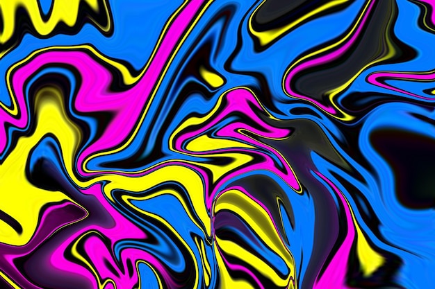 Fondos texturizados de mármol líquido Fondos psicodélicos ondulados Pintura abstracta para el diseño de bodas
