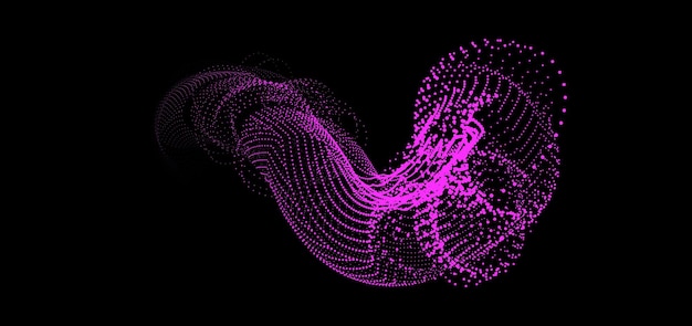 Fondos vectoriales 3D que combinan patrones geométricos, ondas abstractas y elementos digitales de medio tono