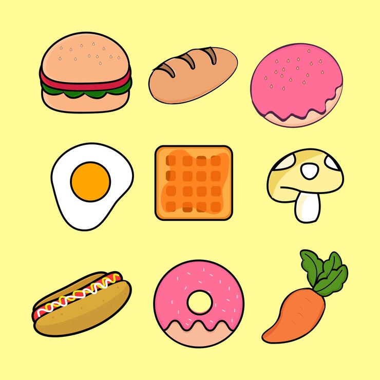 FoodFlat diseño icono gráfico vectorial