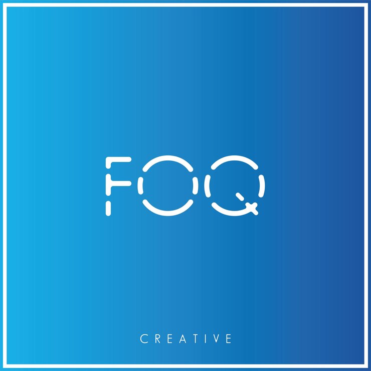 Vector foq premium vector último diseño de logotipo diseño creativo de logotipo ilustración vectorial logotipo mínimo monograma