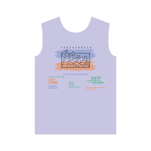 FOREVER ROCK STAY STRONG Diseño gráfico vectorial Diseño urbano de estilo callejero Vestido de moda Ilustración