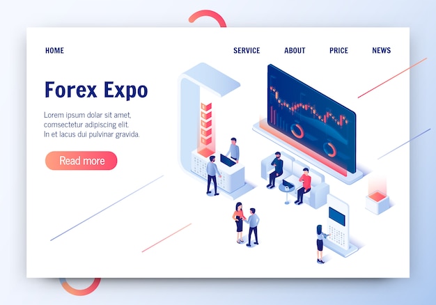 Forex Expo Composition of Trade Stall en Galería.