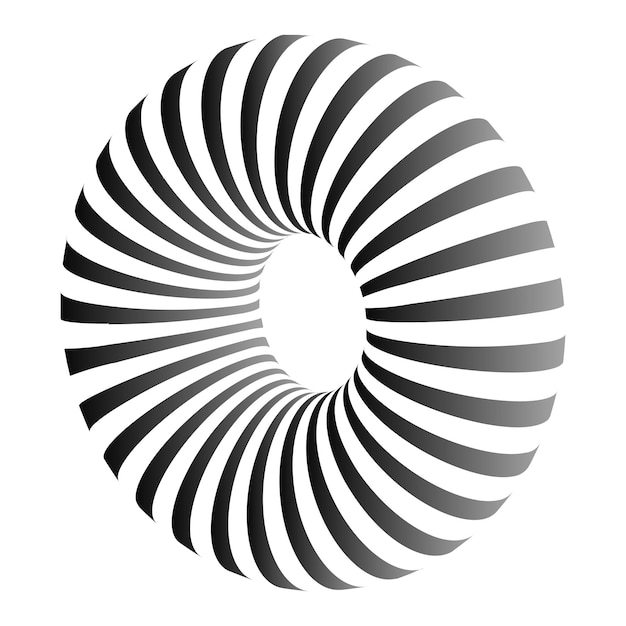 Forma 3D y diseño geométrico abstracto con elementos vectoriales