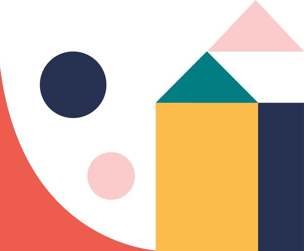 Forma abstracta de la Bauhaus
