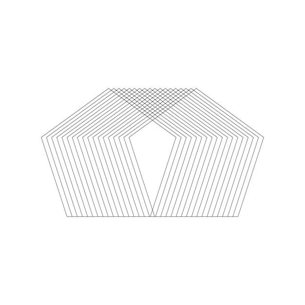 Forma abstracta fractal geométrico