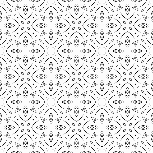 Forma abstracta perfecta, patrón de adorno listo para imprimir