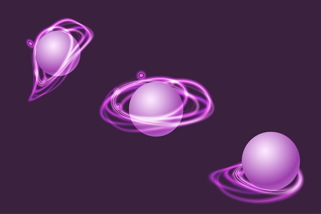 Forma abstracta púrpura, trama de semitonos. Diseño de formas creativas de neón púrpura vectorial