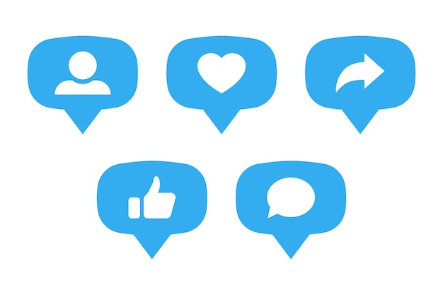 Forma de los botones de las redes sociales