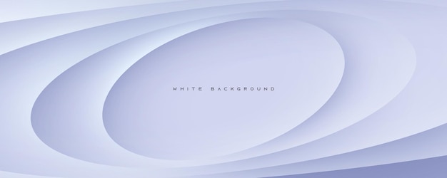 Forma de círculo abstracto fondo blanco capas decorativas de línea vector de diseño abstracto