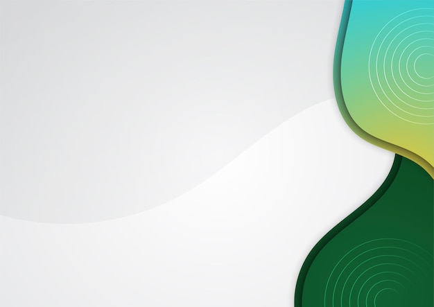 Forma colorida moderna con fondo de diseño de presentación de sombra con espacio en blanco blanco Ilustración vectorial diseño gráfico abstracto patrón de banner fondo de presentación plantilla web