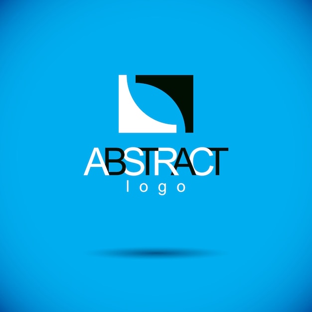 La forma conceptual geométrica vectorial se puede utilizar como icono creativo de la idea de innovación empresarial.