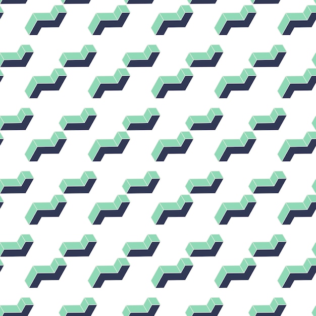 Forma de dimensión 3d fondo de patrón abstracto