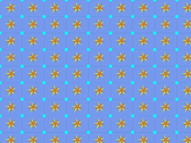 Forma de estrella doble Patrones geométricos abstractos sin costuras Ilustración de fondo vectorial