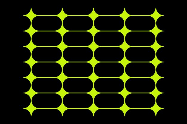 Forma de estrella fondo de brutalismo abstracto Brutal neo modernismo brutalista negro neón contemporáneo
