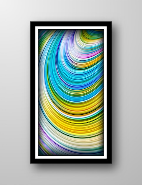 Forma fluida de color moderno y textura líquida dinámica
