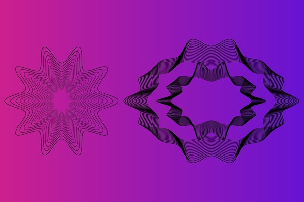 Forma de geometría futurista