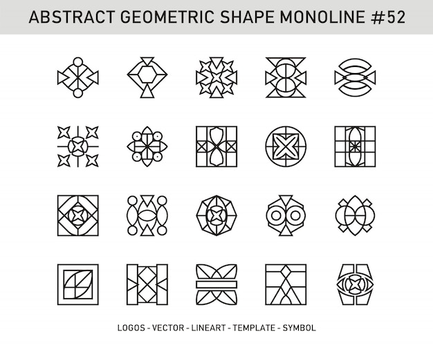 Forma geométrica abstracta # 52