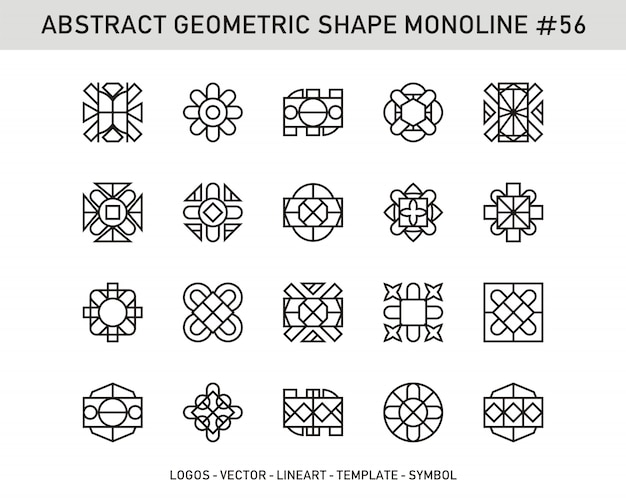 Forma geométrica abstracta # 56