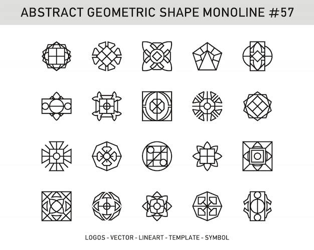 Forma geométrica abstracta # 57