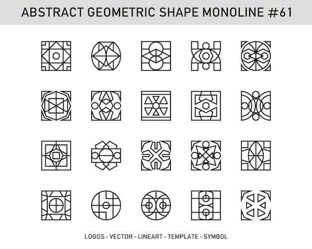 Forma geométrica abstracta # 61