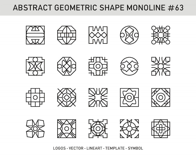 Forma geométrica abstracta # 63