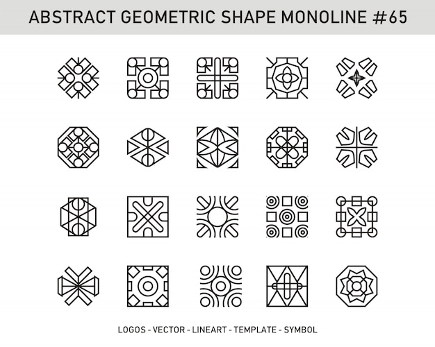 Forma geométrica abstracta # 65