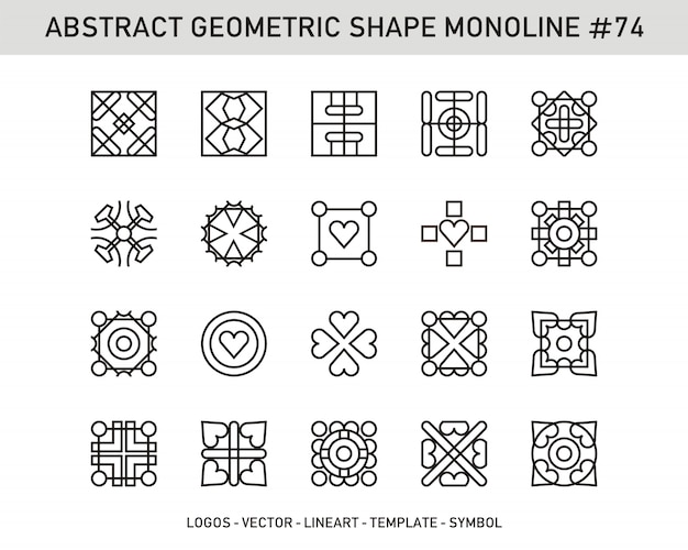 Forma geométrica abstracta # 74