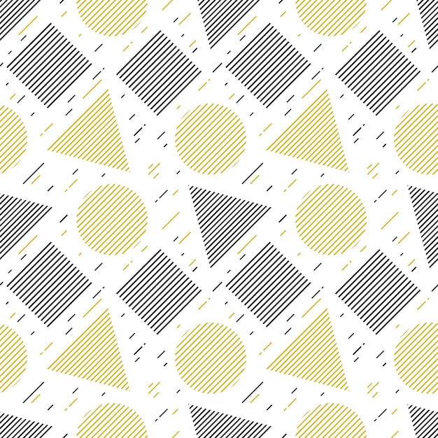 Forma geométrica abstracta estilo Memphis