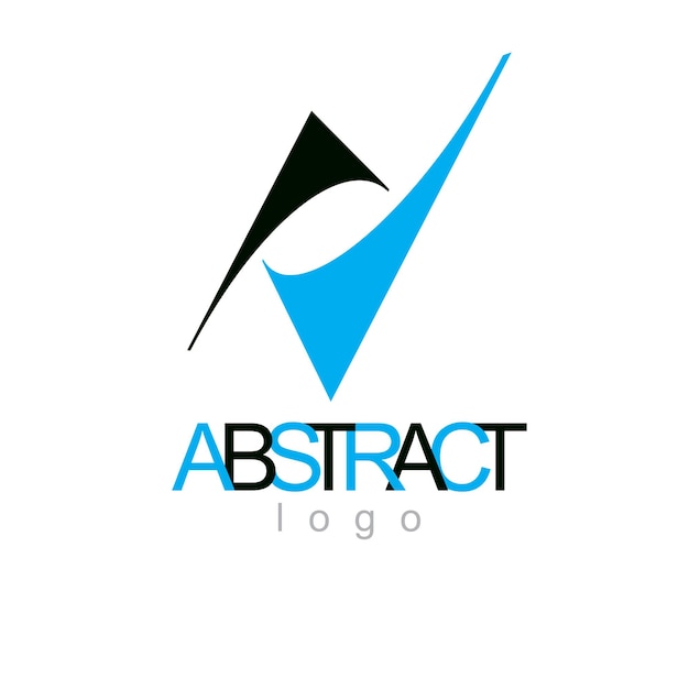 Forma geométrica abstracta vectorial mejor para usar como símbolo de desarrollo corporativo.