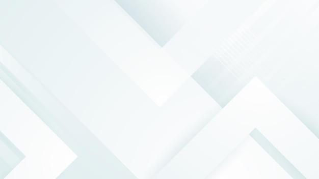 Forma geométrica blanca abstracta con fondo de concepto futurista Fondo de textura blanca