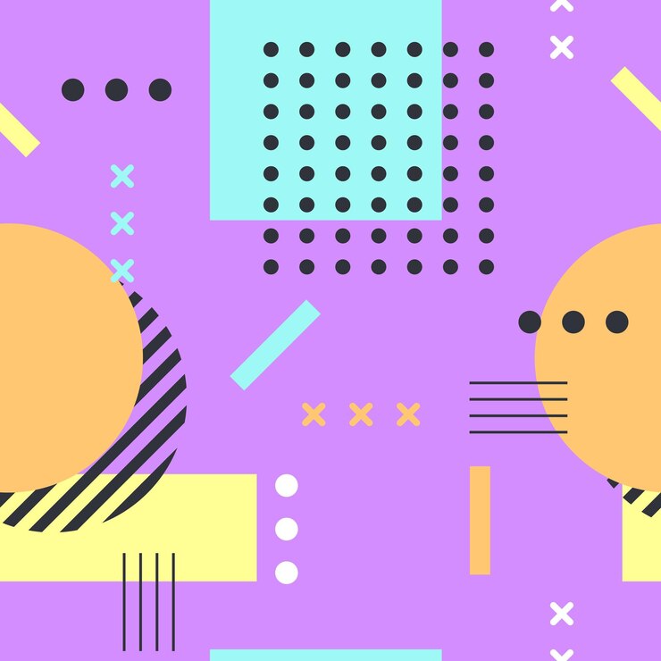 Vector forma geométrica de fondo en el diseño plano