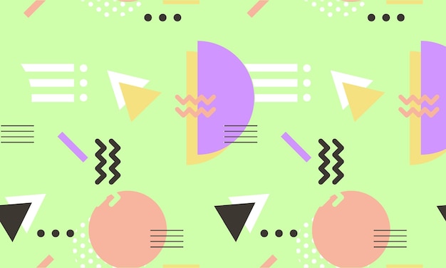 Forma geométrica de fondo en el diseño plano