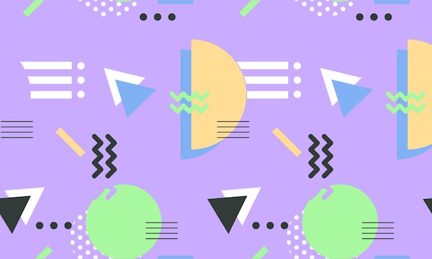 Forma geométrica de fondo en el diseño plano